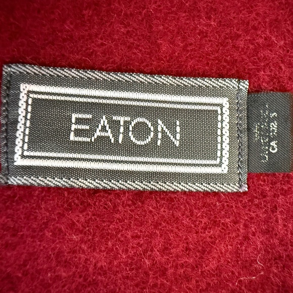 Vintage Eaton Wool & Silk Scarf – 🇨🇦 Made in Canada 🇨🇦 - Picture 6 of 8